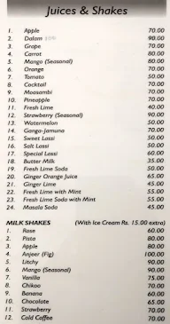 New Shanti Sagar menu 7