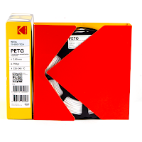 Kodak White PETG Filament - 1.75mm (0.75kg)
