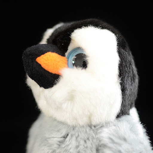 Title 2, Big Eyes Baby Penguin Simulation Stuffed Animal...