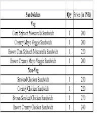 Drive Thru Cafe menu 2