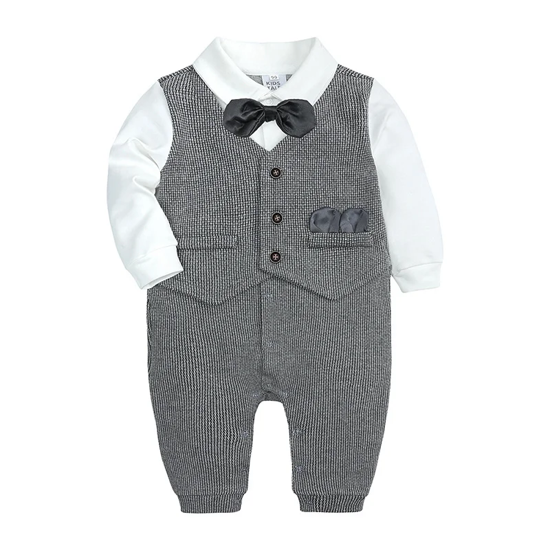 Title 5, Robe bébé un an avec nœud papillon chemise barb...