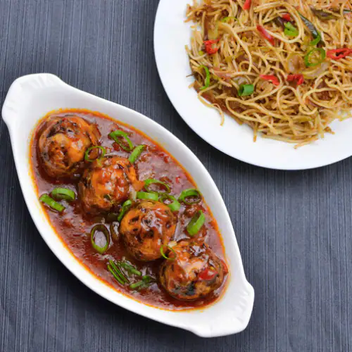 Noodles WIth Manchurian Combo Box