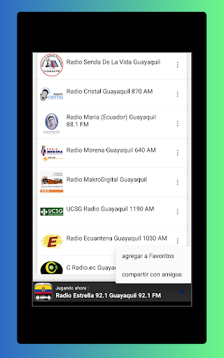 Radios Del Ecuador Emisoras De Radio De Ecuador Aplicaciones
