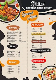 Kl.63 Gardens Food Court menu 1