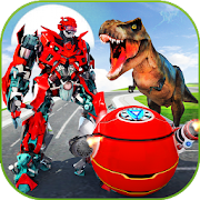 US Police Ball Robot Transform VS Wild Dino Attack  Icon