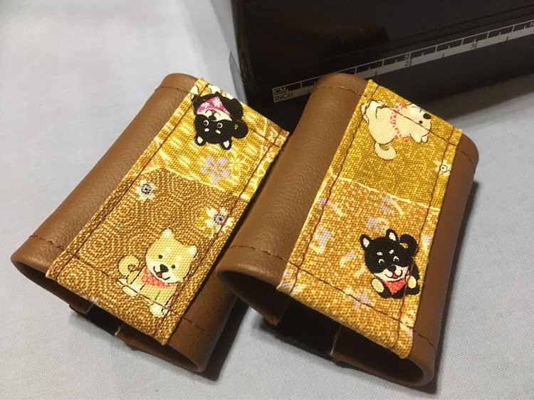 NV350キャラバンのシートベルトバックルカバー・可愛い🐕豆柴バージョン❣️に関するカスタム事例の投稿画像1枚目