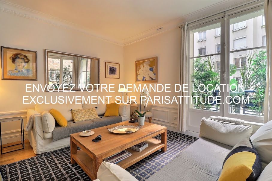 Location meublée appartement 2 pièces 48 m² à Paris 16ème (75016), 2 600 €