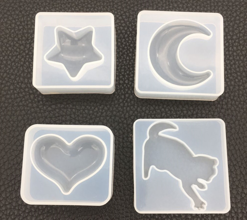 Title 1, Moule étoile lune chat cœur en silicone souple ...
