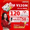 Sim 4G Viettel V120 Lên Mạng + Gọi Miễn Phí