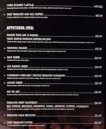 The Black Olive Rest 'O' Bar menu 