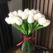 Hoa Tulip Giả Lá Thẳng Chất Liệu Pu Cao Cấp Dùng Để Chụp Ảnh, Decor, Trang Trí Nhà Cửa.