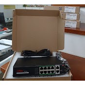 Switch Poe 10 Port Onv H1108Pls – 8 Cổng Poe Và 2 Cổng Uplink Tốc Độ 10/100Mbps - Hàng Chính Hãng