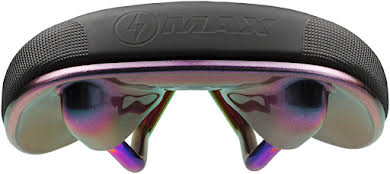 SDG Bel-Air V3 MAX Saddle - PVD Coated Lux-Alloy - Black/Oil-Slick - Sonic Welded Sides - Limited Editio alternate image 0