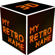 3D My Retro Name Wallpaper  Icon