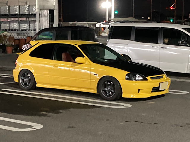 上品な ek9シビック 純正タワーバー