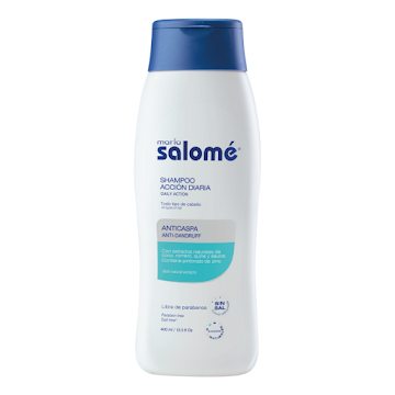 Shampoo Maria Salome Anticaída y Anticaspa Sin Sal x 400 ml  