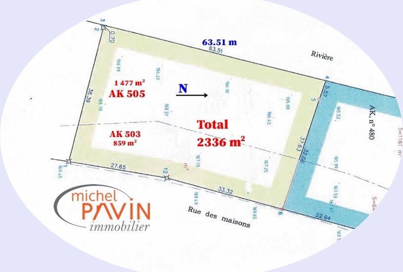  Vente Terrain à bâtir - 2 336m² à Beffes (18320) 