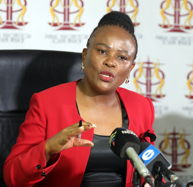 Busisiwe Mkhwebane will again be asking the Constitutional Court to find against itself. File photo.