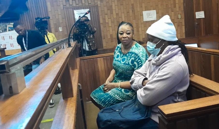 Convicted serial killer Rosemary Ndlovu sits beside her co-accused Nomsa Mudau in a new trial in which they are charged with incitement and conspiracy to commit murder.