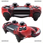 Vỏ Bọc Bằng Silicone Cao Su Họa Tiết Rằn Ri Cho Tay Cầm Chơi Game Playstation 4 Ps4