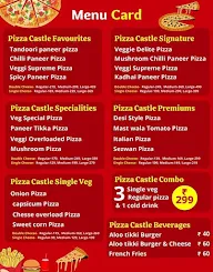 Pizza Castle menu 1