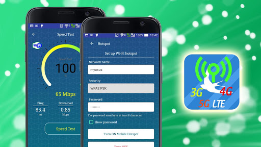 Wifi hotspot portable When connects 2g, 3g, 4g, 5g
