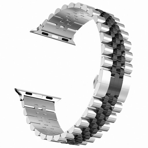 Title 12, Solid steel band for Apple Watch. Get a perfect...