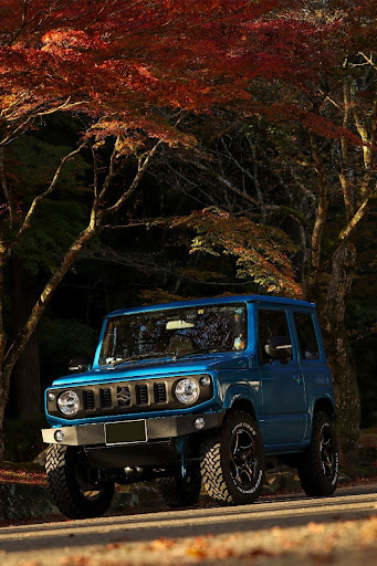 ジムニー Jb64wの愛車紹介 ジムニー女子 紅葉と愛車 今を楽しみましょうに関するカスタム メンテナンスの投稿画像 車のカスタム情報はcartune