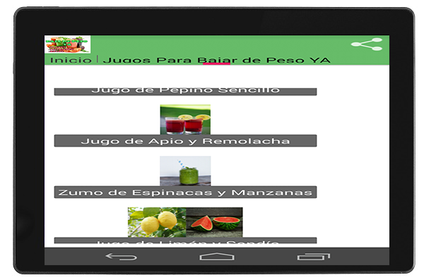 Jugos Para Bajar de Peso YA Screen 3