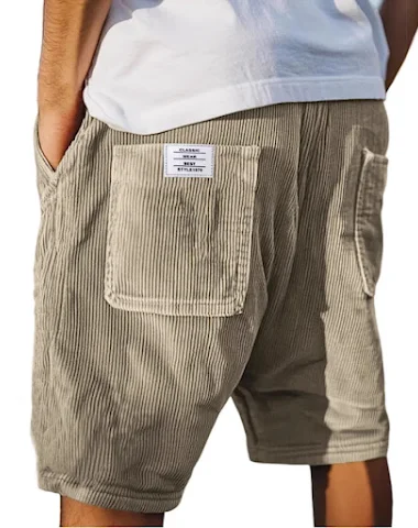 Herren Cordshorts mit Mehrfach-Tasc - 2