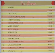 Baba Banwarilal Restaurant menu 1