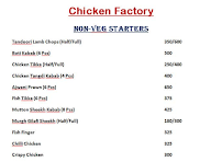 Chicken Factory menu 1