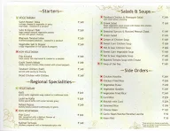 Sterling Mussoorie menu 1