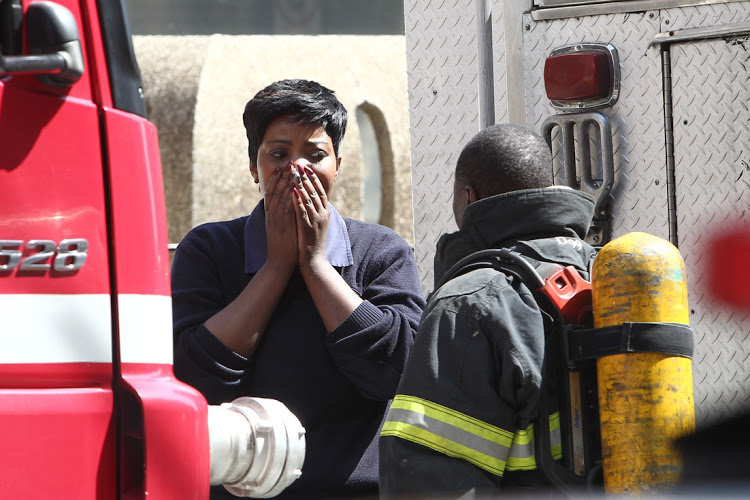 Three firefighters have been confirmed dead in the blaze in the building that houses the Gauteng department of health in the Johannesburg CBD on September 5, 2018.