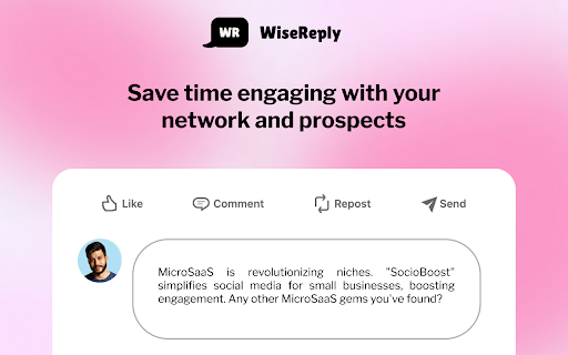 WiseReply - LinkedIn Comment Prompt Assistant