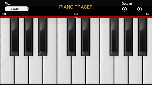 Pitch Changeable Piano Tracer