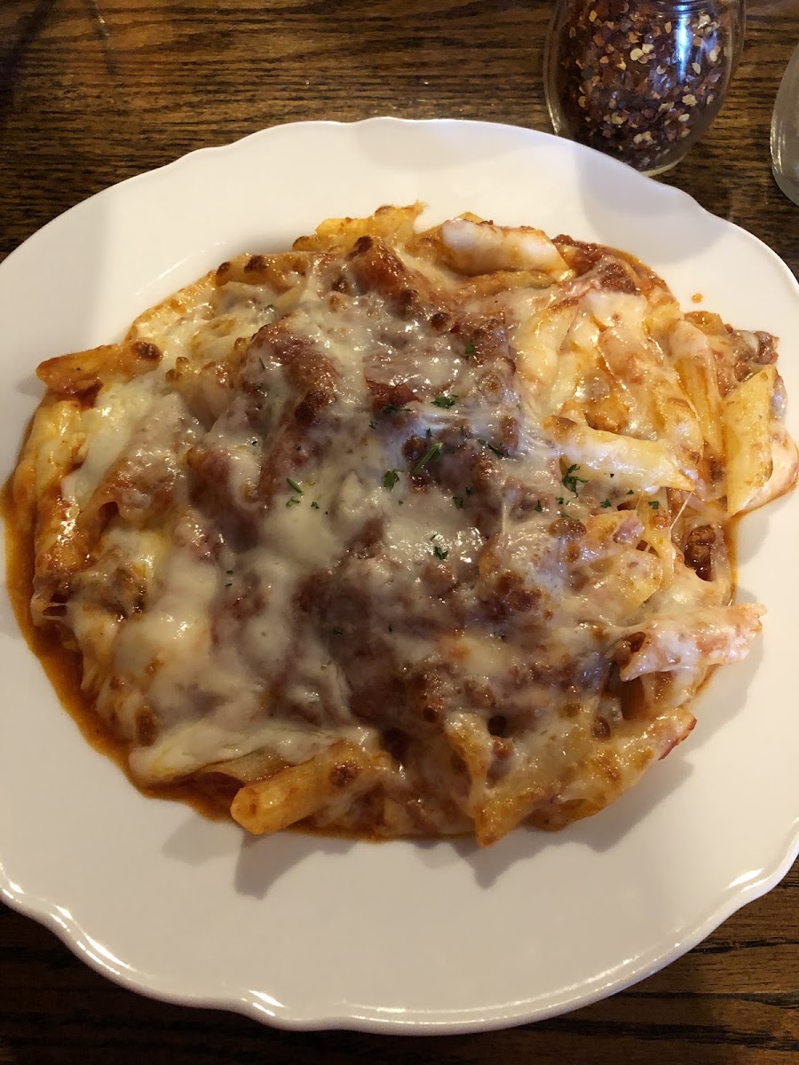 Gluten-free baked ziti