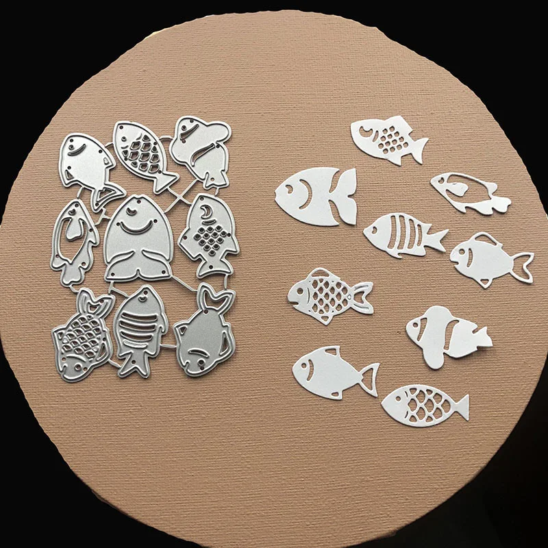 Fish Metal Cutting Mold for Scrapbook Photo Album Decoration DIY Paper Embossing. Create unique paper crafts and designs