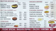 4 M Biryani House menu 1