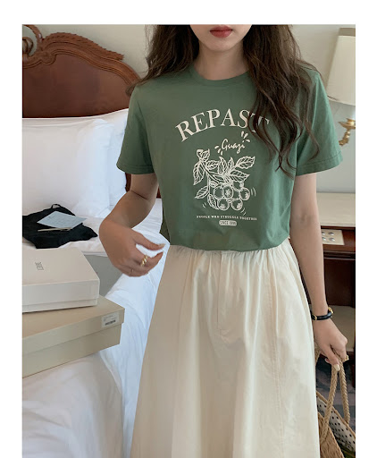 Title 9, New Round Neck Loose And Slim Womens T-shirt