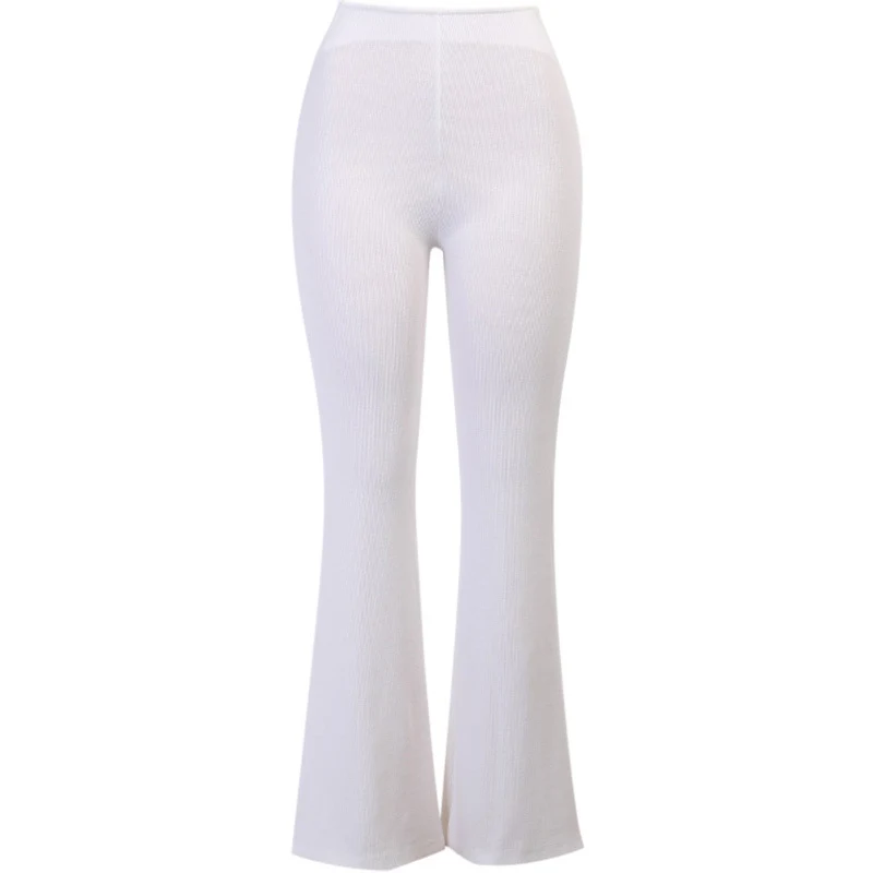 Title 1, High-Waisted Casual Waist Cutout Trousers offer...