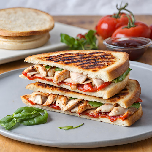 Grilled Chicken Pizza Sandwich