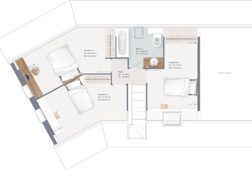  Vente Terrain + Maison - Terrain : 2 166m² - Maison : 110m² à Auvers-le-Hamon (72300) 