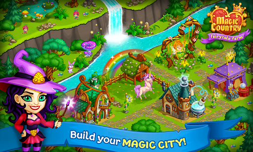 Magic Country: fairy city farm (Mod Gems)