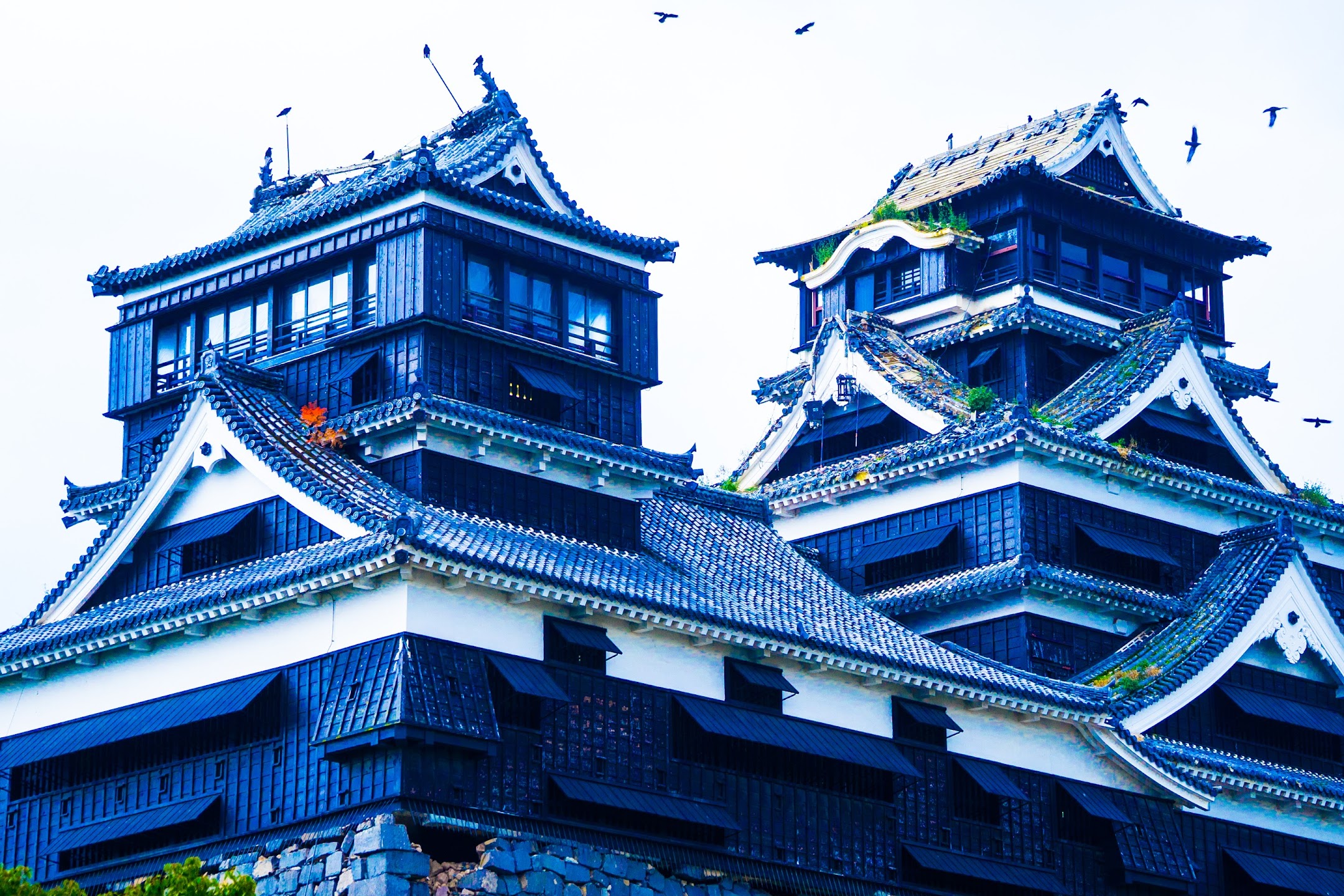 Kumamoto Castle Kato Shrine main castle tower2