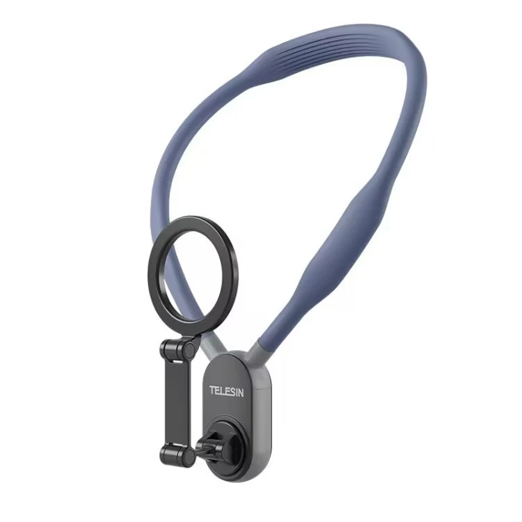 Siliconen magnetische telefoon nek mount met snelle ontgrendeling. Voor Magsafe. Handig ophangen en veilig vasthouden van je mobiele telefoon.