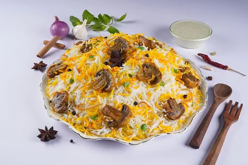 Lucknowi-Mushroom Kilo Biryani