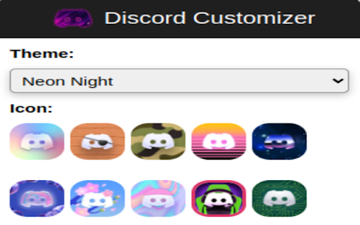 Discord Theme Customizer