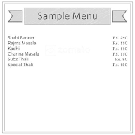 Punjabi Rasoi menu 1