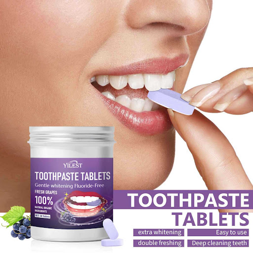Title 4, All English Solid Toothpaste Tablets Portable f...